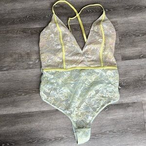 Auden Lace Thong Bodysuit